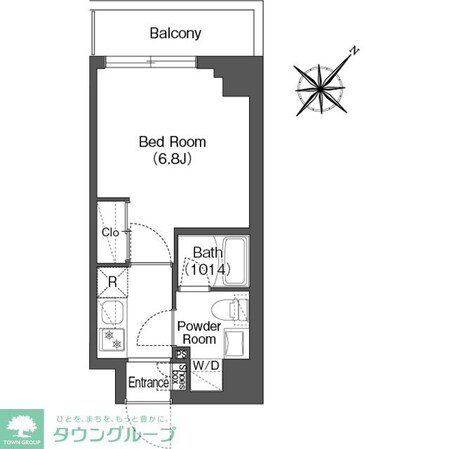 BPRレジデンス南行徳の物件間取画像